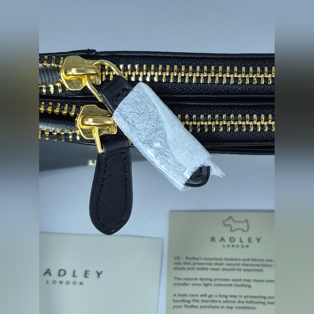 RADLEY LONDON Black Leather Crossbody Bag - Picture 7 of 10